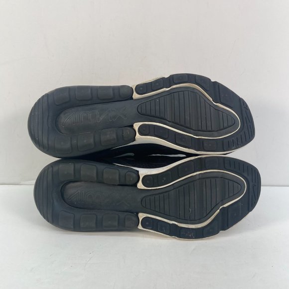 Nike Air Max 270 SE Summit Black Lace Up Athletic Running Shoes - Picture 8 of 10